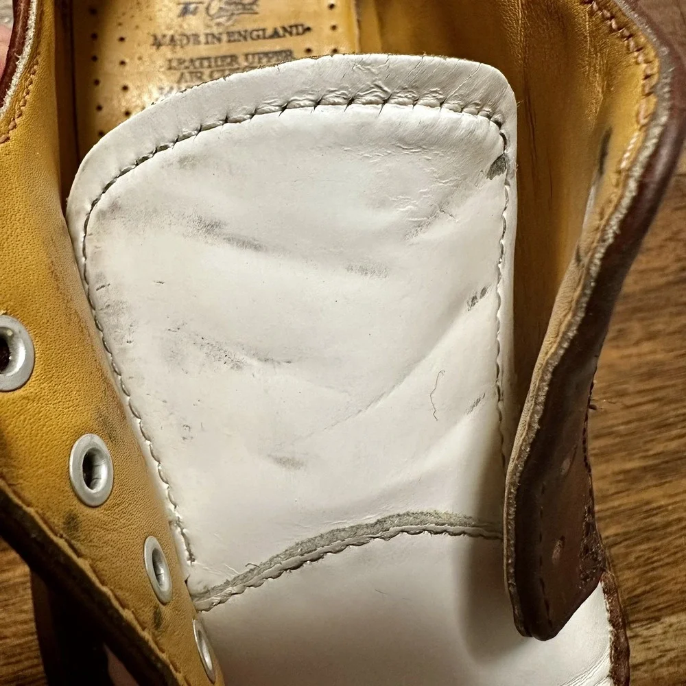 Vintage Dr. Martens Made in England Women's Two Tone Brogue Oxfords US 7